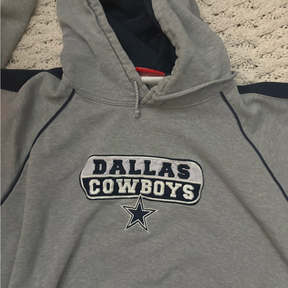 NFL Gray and Navy Hoodie